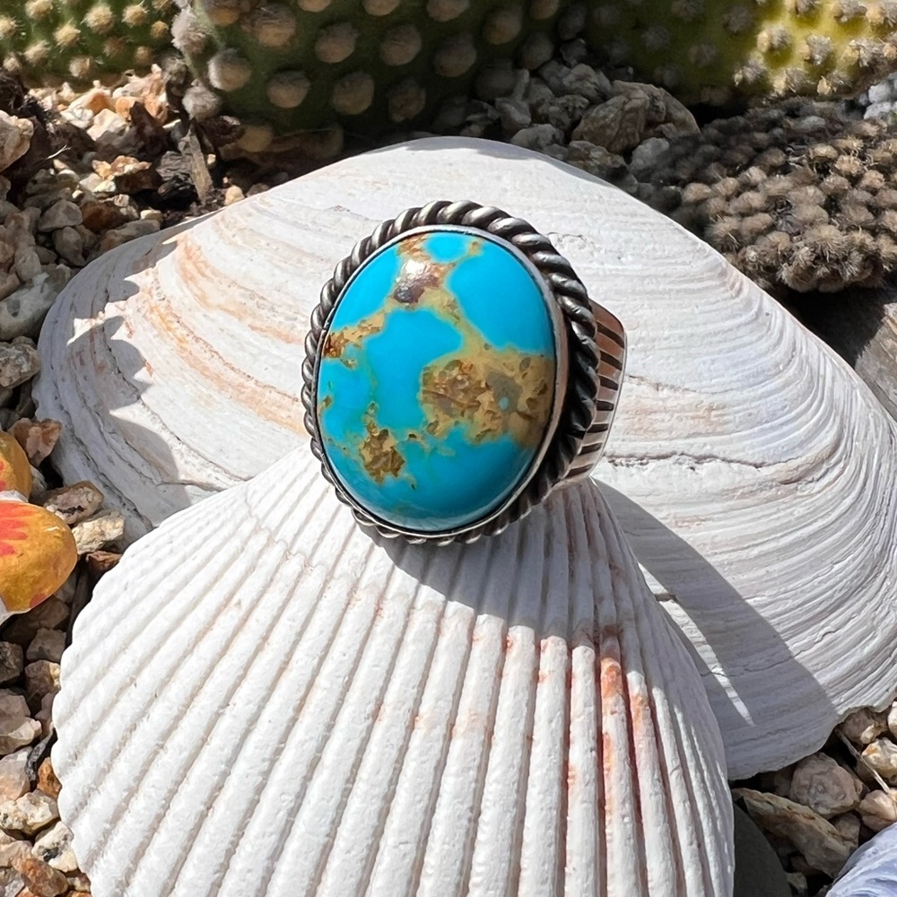 Native Turquoise Ring - image 1